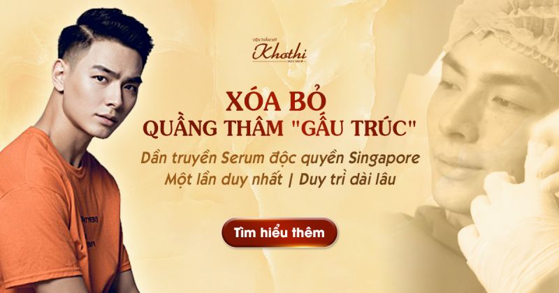 Tiêm trụ thâm quầng mắt